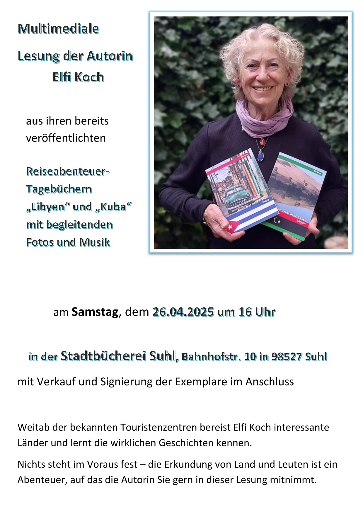 Flyer Lesung Suhl 26.04.2025 1