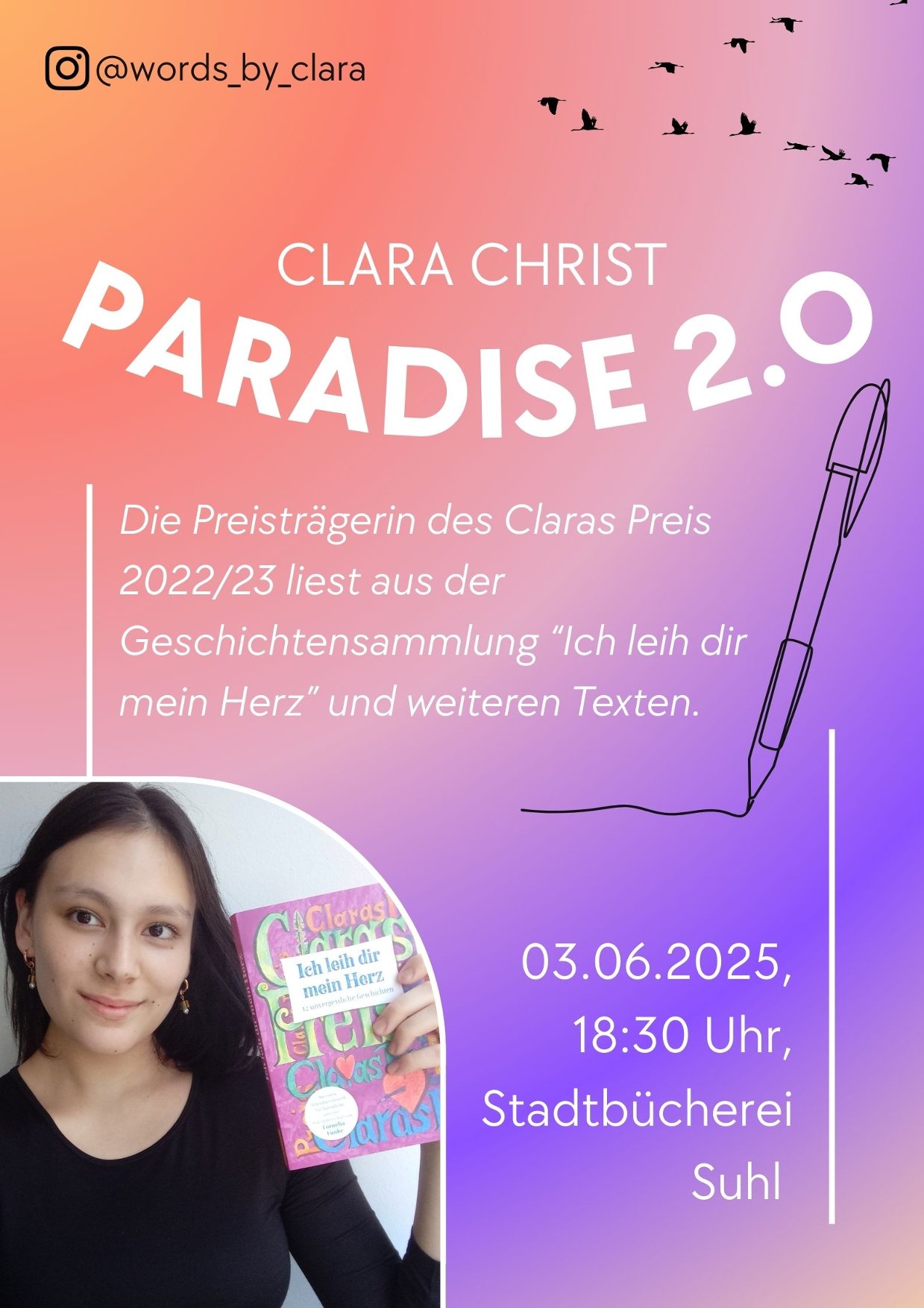 Plakat Lesung Christ Juni 25 1